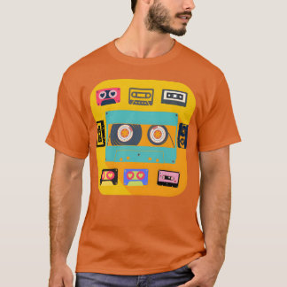 Music Cassette Music lovers T-shirt