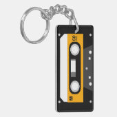 Music Cassette Sleutelhanger (Voorkant Links)