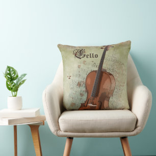 Music CELLO - Pillow Kussen