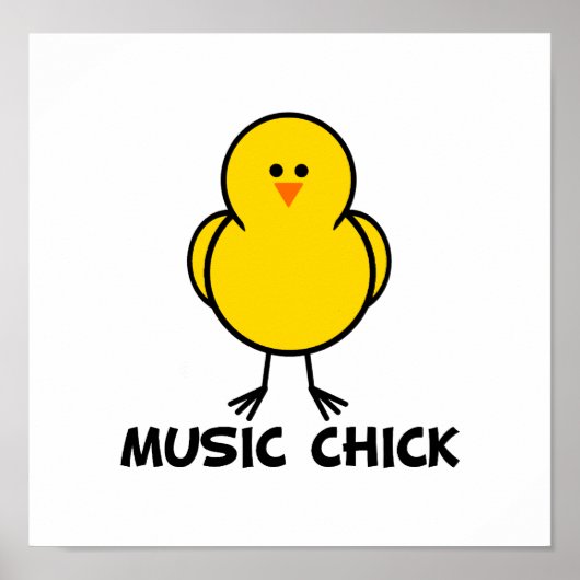 Music Chick Poster (Voorkant)