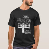 Music Choir Singing Members Gezegden Funny Christm T-shirt (Voorkant)
