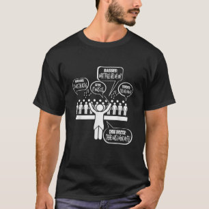 Music Choir Singing Members Gezegden Funny Christm T-shirt