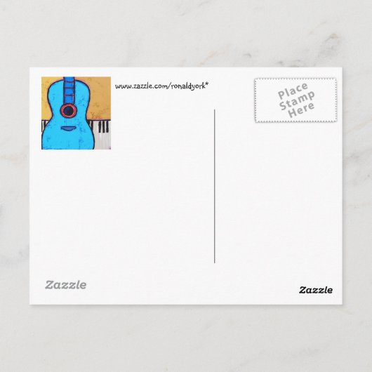 MUSIC CITY briefkaart (Achterkant)