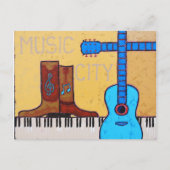 MUSIC CITY briefkaart (Voorkant)