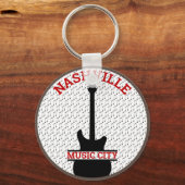 Music City Nashville Sleutelhanger (Voorkant)