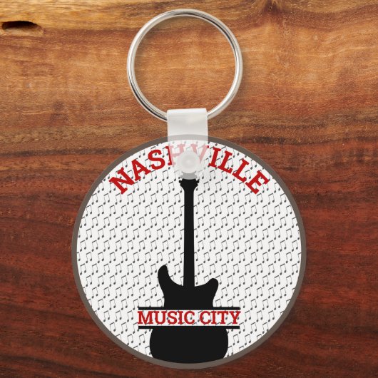 Music City Nashville Sleutelhanger (Voorkant)