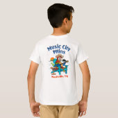 Music City Phins Kinder Terug Logo T-shirt (Achterkant volledig)