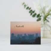 Music City Skyline Briefkaart (Staand voorkant)