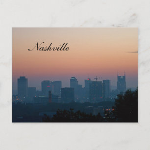 Music City Skyline Briefkaart