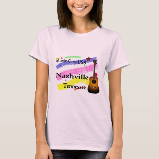 Music City Verenigde Staten T-shirt (Voorkant)