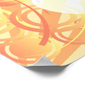 Music Clef Bat Mitzvah Sign-In Poster (Hoek)