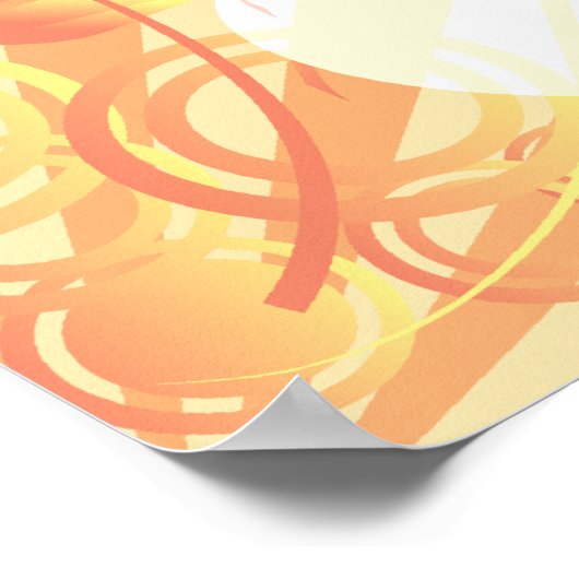 Music Clef Bat Mitzvah Sign-In Poster (Hoek)