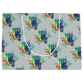 Music Clef Bouquet Large Cadeautasje (Achterkant)