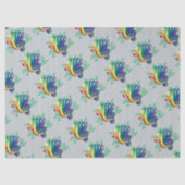 Music Clef Bouquet Tissuepapier (Voorkant)