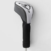 Music Clef Heart Golfheadcover (Schuin)