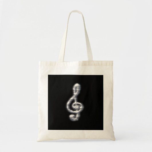 Music Clef Tote Bag (Voorkant)