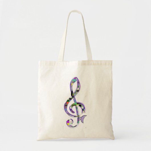 Music Clef Tote Bag (Voorkant)