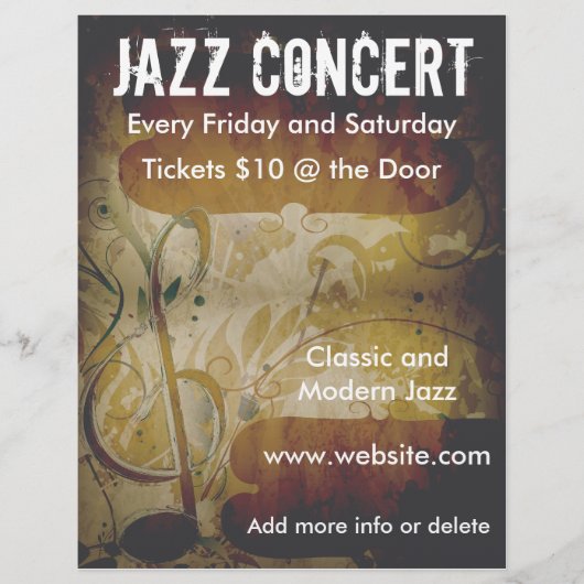 Music Concert Music Note Flyer (Voorkant)