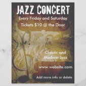 Music Concert Music Note Flyer (Achterkant)