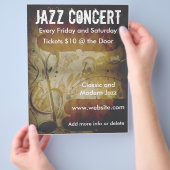Music Concert Music Note Flyer (Hand)