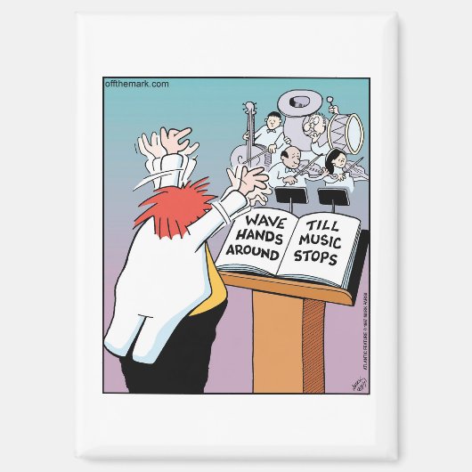 Music Conductor Instructions - Wave Hands to Music Magneet (Voorkant)