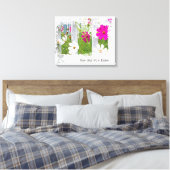 Music Cosmos Garden Canvas Afdruk (Insitu (Slaapkamer))