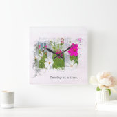 Music Cosmos Garden Vierkante Klok (Huis)