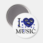 Music Crazy_ Magneet (Voorkant / Achterkant)