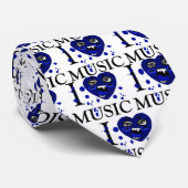 Music Crazy_ Stropdas (Opgerold)