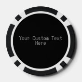 Music custom poker chips (Achterkant)
