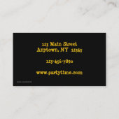 Music Dance Visitekaartje (Achterkant)