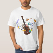 MUSIC DESIGN T-SHIRT (Voorkant)