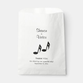 Music Design Wedding Hartelijk dank Bedankzakje