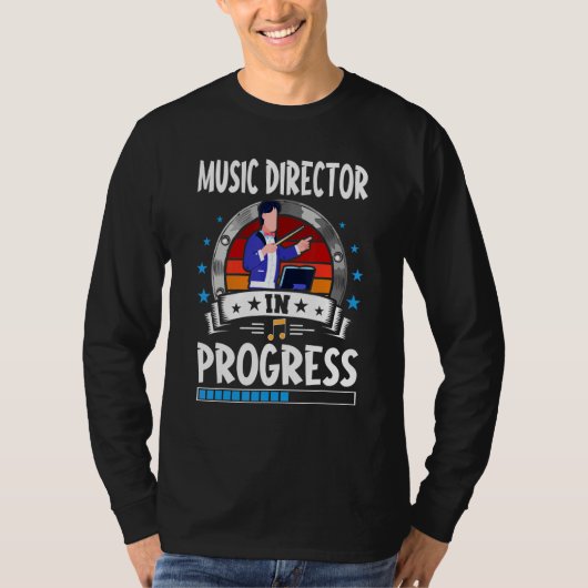 Music Director In Progress Trainee Student T-shirt (Voorkant)