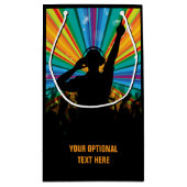 Music DJ aangepaste tekstcadezak Klein Cadeauzakje (Achterkant)