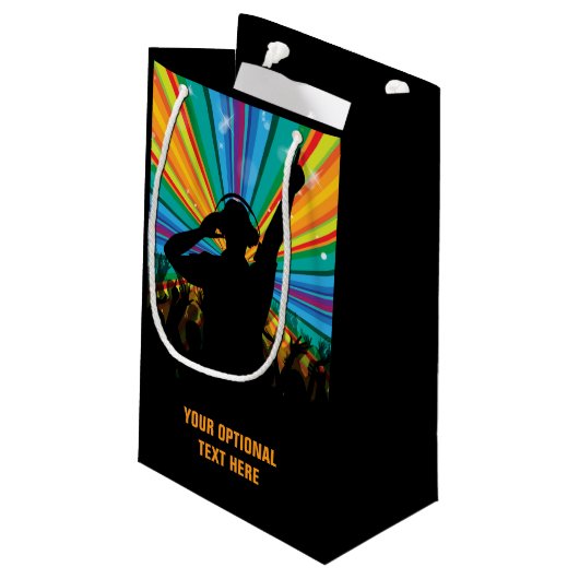 Music DJ aangepaste tekstcadezak Klein Cadeauzakje