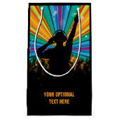 Music DJ aangepaste tekstcadezak Klein Cadeauzakje (Voorkant)