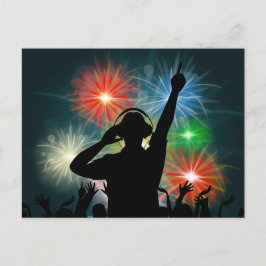 Music DJ briefkaart