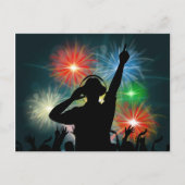 Music DJ briefkaart (Voorkant)