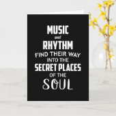 Music DJ Dance Art Hip Hop Guitar Funny Gift Idee Kaart (Gele Bloem)