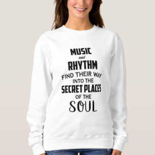 Music DJ Dance Art Hip Hop Guitar Rock Funny Gift Trui