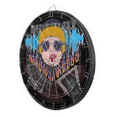 Music DJ Dartboard Dartbord (Voorkant Rechts)