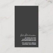 Music DJ Hip Bold Striped Professional Visitekaartje (Achterkant)