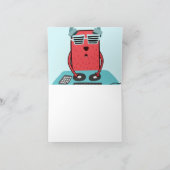 Music DJ Mixer School Band Cool Musician Art Kaart (Binnen)