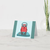 Music DJ Mixer School Band Cool Musician Art Kaart (Voorkant)