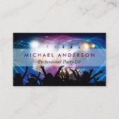 Music DJ Party Concert Planner - Modern Stijlvol Visitekaartje (Voorkant)
