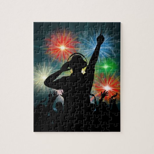 Music DJ puzzle Legpuzzel (Verticaal)