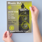 Music DJ Rave Flyer (Hand)