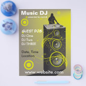 Music DJ Rave Flyer (Enkel)