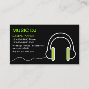 Music DJ Visitekaartjes